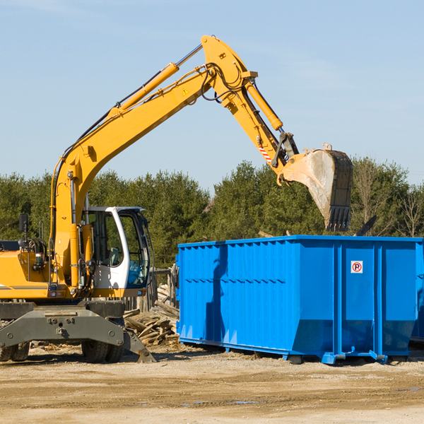 how many times can i have a residential dumpster rental emptied in Pine Knot